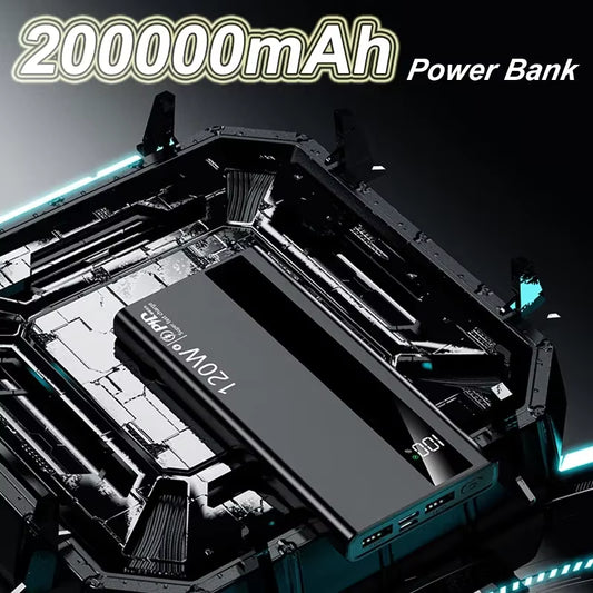 200000mAh 120W Super Fast Charging Power Bank