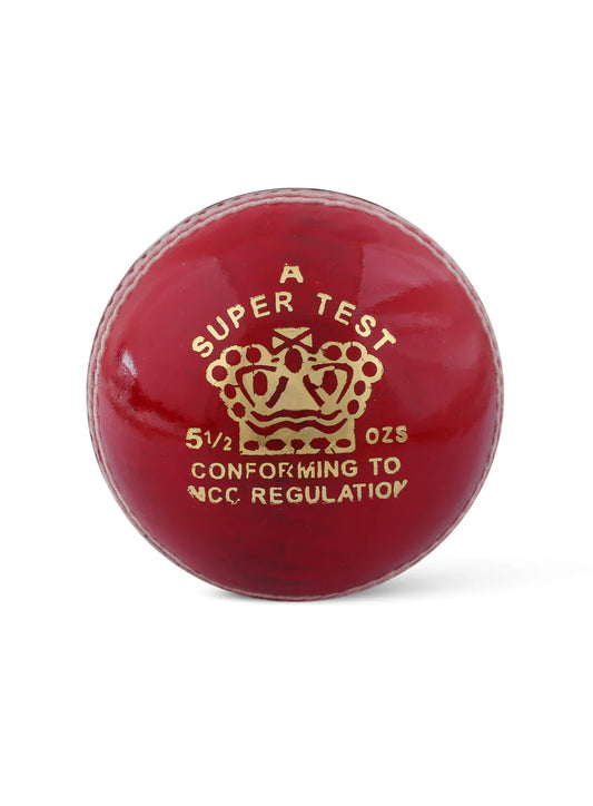 CA Super Test Red Cricket Ball (Pack of 6)