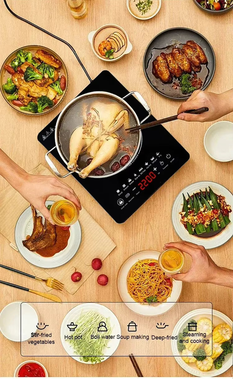2200W Electric Touch Induction Cooker