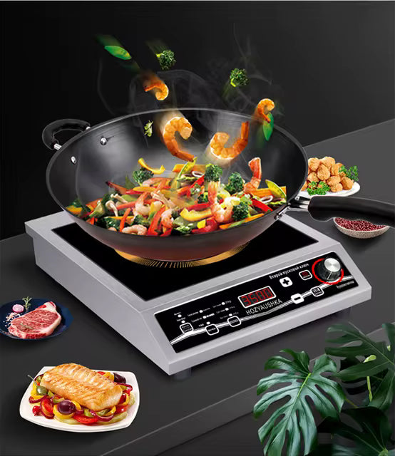 3500W Induction Cooker – Commercial High-Power Single-Head Electromagnetic Stove
