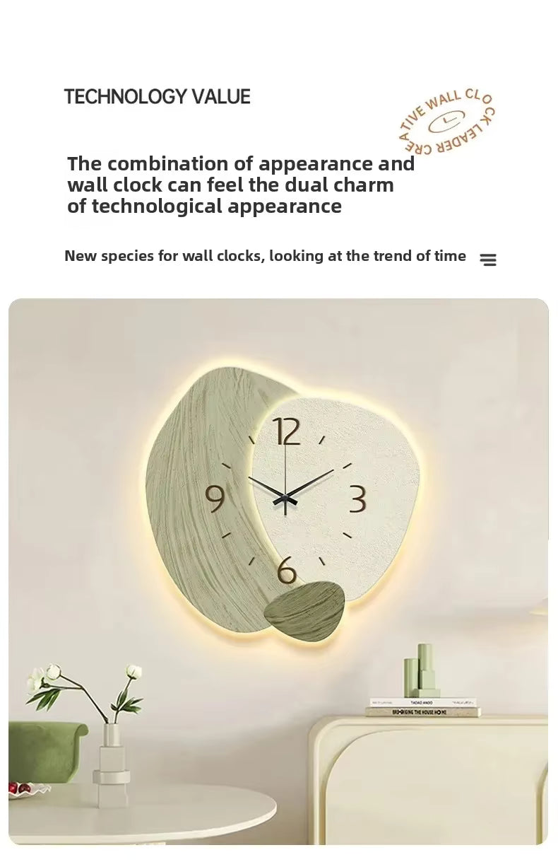LED Light Wall Clock – 30cm Luminous Quartz Wall Clock,