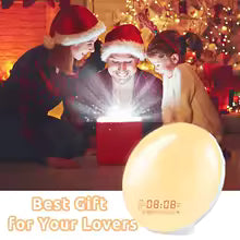 Wake-Up Light Alarm Clock with Sunrise/Sunset Simulation