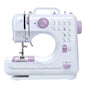 Portable Mini Electric Sewing Machine for Beginners – 12 Stitches, Foot Pedal, LED Light, Speed Control for DIY & Home Use