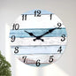 Retro Imitation Wood Pattern Wall Clock