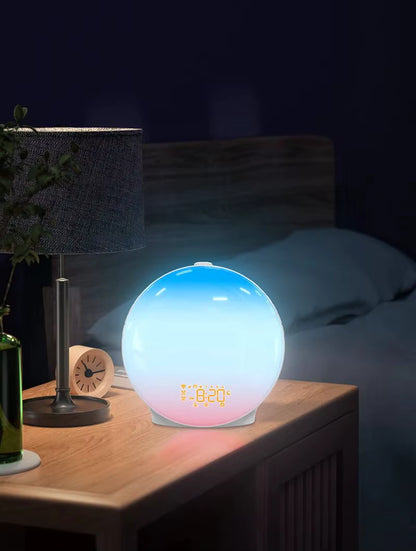 Wake-Up Light Sunrise Alarm Clock with Night Light