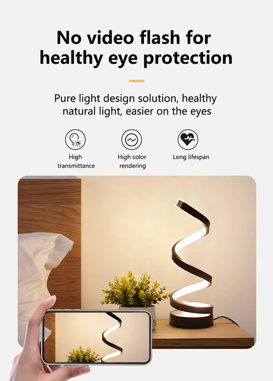 Creative Spiral LED Night Light