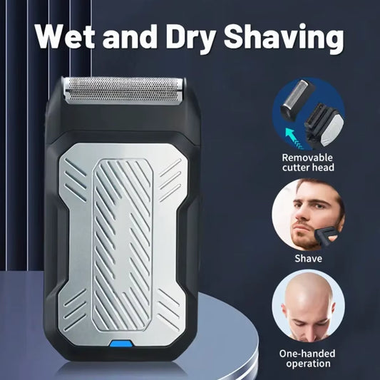 Man Beard Shaver Epilator Electric 3D Floating Hair Trimmer