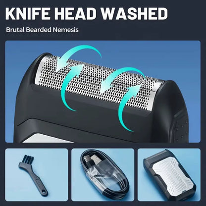 Man Beard Shaver Epilator Electric 3D Floating Hair Trimmer