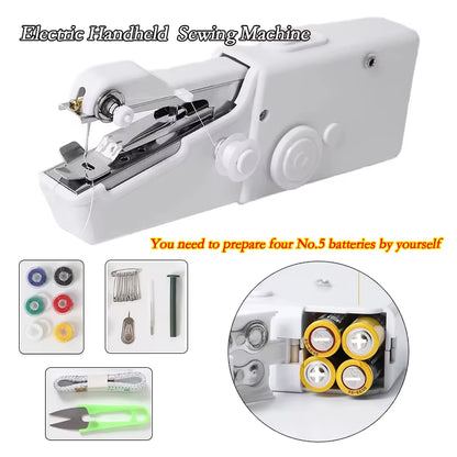 Home Electric Mini Handheld Sewing Machine