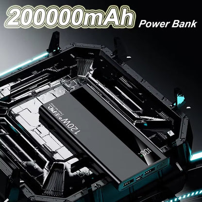 200000mAh 120W Super Fast Charging Power Bank