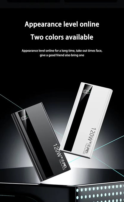 200000mAh 120W Super Fast Charging Power Bank