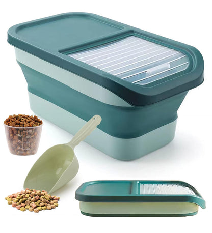 Collapsible Dog Food Storage Container