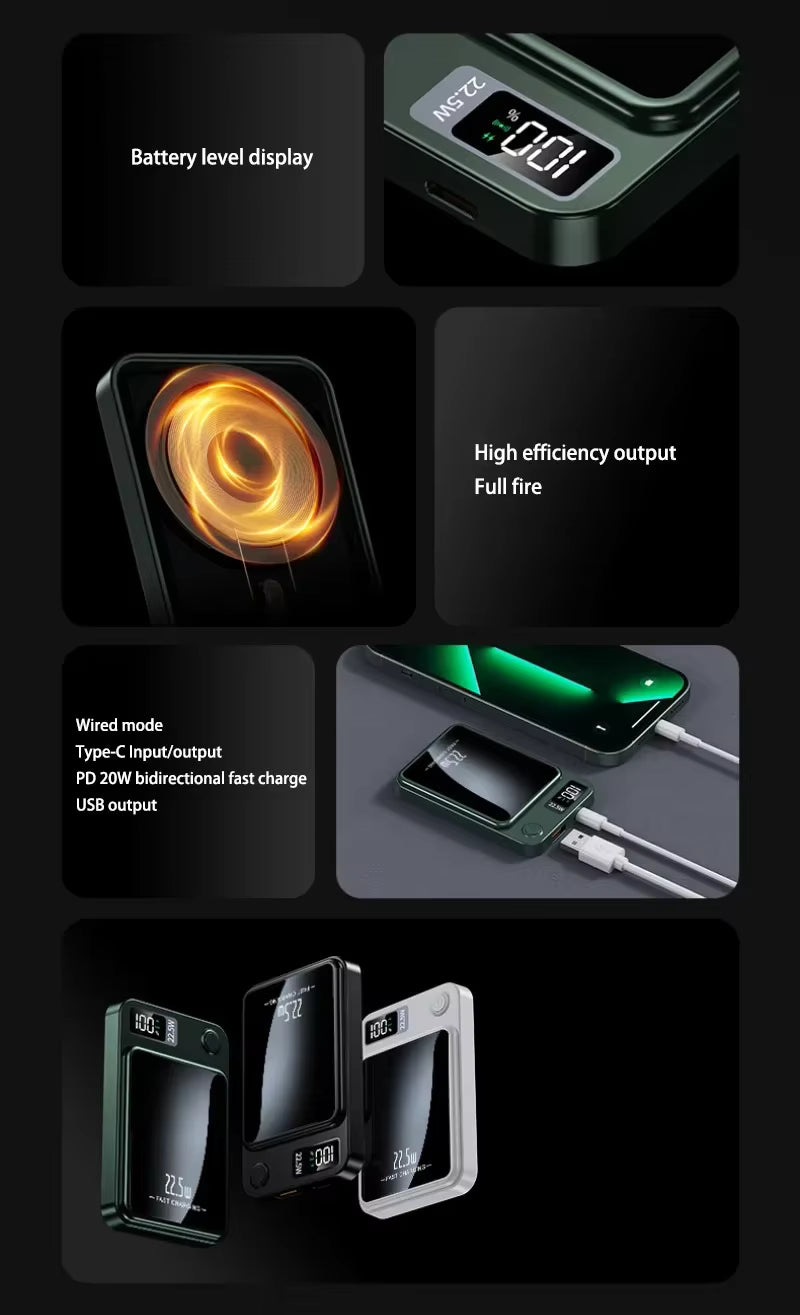 20000mAh Magnetic Wireless Power Bank