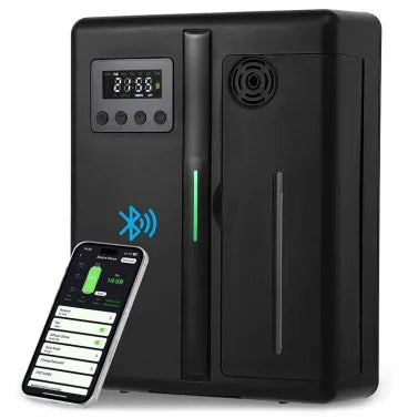 Room Fragrance Diffuser – Wall Mounted Bluetooth Aroma Machine with Fan for Home & Hotel Use