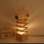 Artist Wooden Lamp – Handcrafted Layered Design