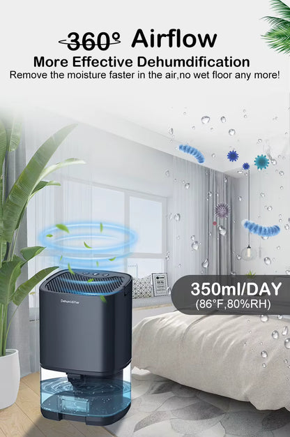 Portable Air Dehumidifier with Colorful Lights