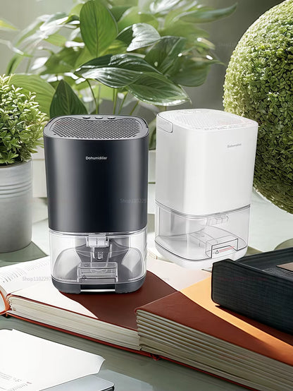 Portable Air Dehumidifier with LED Display & Washable Filter