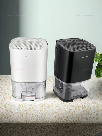 Portable Air Dehumidifier with LED Display & Washable Filter