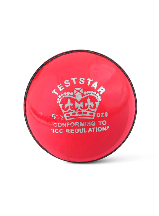 CA Test Star Pink Cricket Ball (Pack of 6)