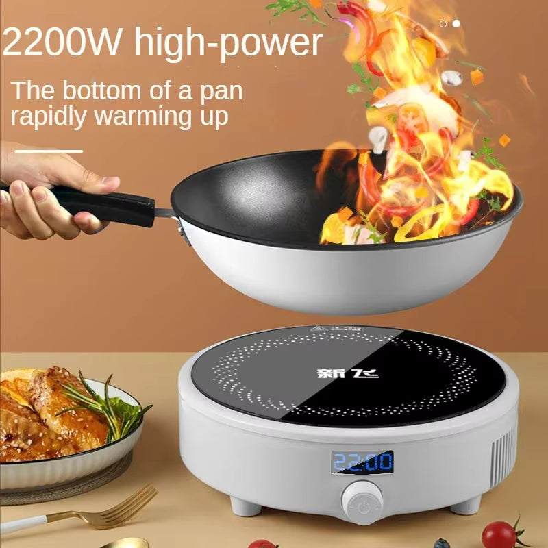 Electric Induction Cooker Boiler Waterproof Smart Hot Pot Stove & Cooking Plate for Stir-Fry & Boiling