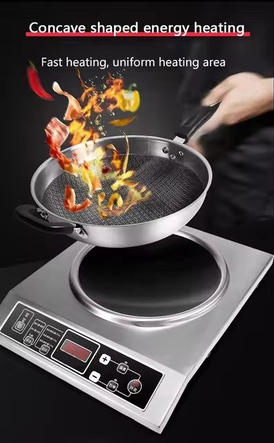 3500W Induction Cooker – Commercial High-Power Single-Head Electromagnetic Stove