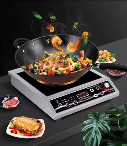 3500W Induction Cooker – Commercial High-Power Single-Head Electromagnetic Stove