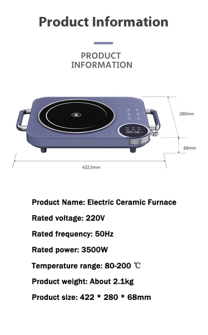 3500W Multi-function Electric Ceramic Stove