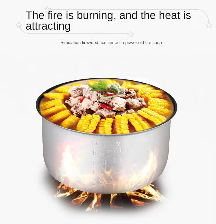 1L Electric Rice Cooker Single Double Layer 220V Multi Cooker