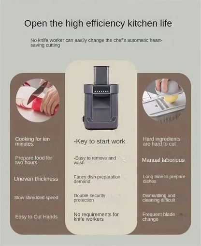 Commercial Automatic Vegetable Cutting Machine