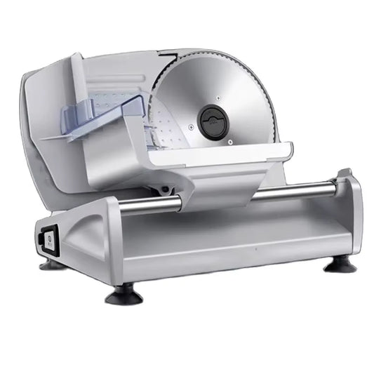 220V Electric Food Slicer – Meat, Bread, Lamb & Beef Desktop Slicer, Adjustable 0-22mm