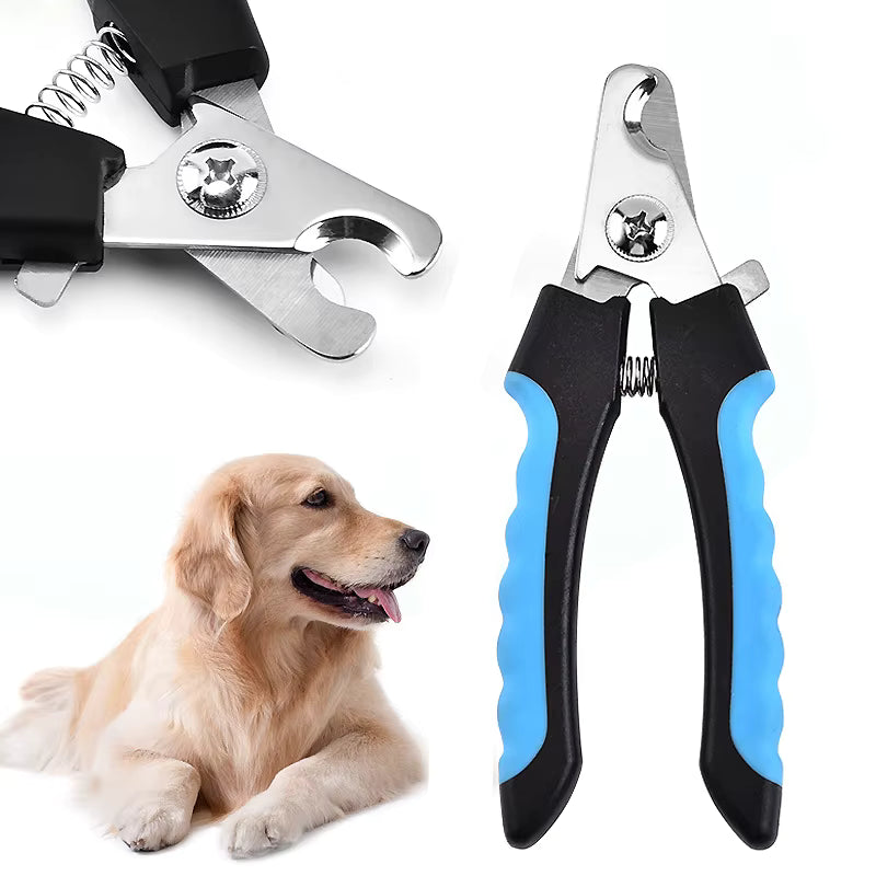 Pet Nail Clippers – Stainless Steel Trimmer for Dogs, Cats & Small Animals, Safe & Comfortable Grooming Tool