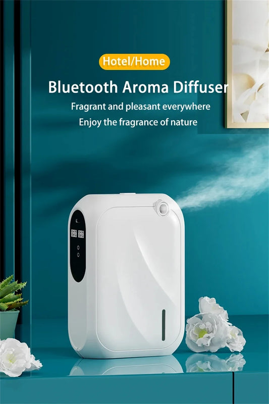 Coverage 200m³ Aroma Diffuser – Wall-Mounted Essential Oil Scent Machine with Bluetooth APP Control for Home & Hotel Fragrance
