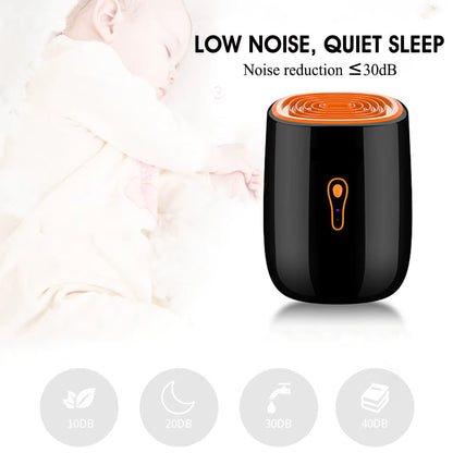 Dehumidifier 800ML 25W Low Noise Portable Dryer Anti-Mildew Purification Portable Cleaning Device Air Dryer Moisture