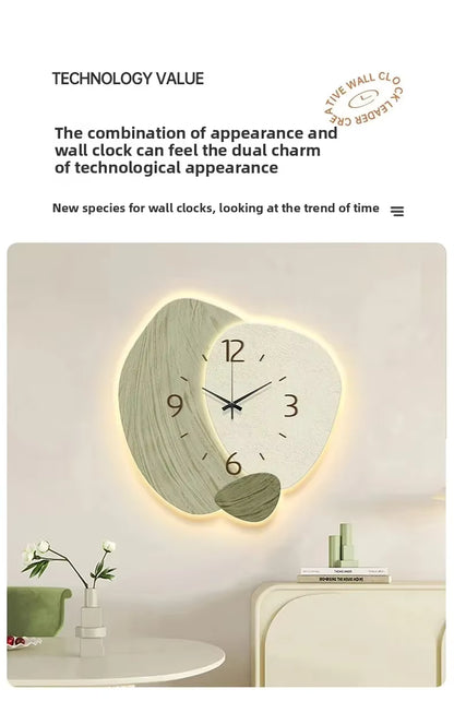 LED Light Wall Clock – 30cm Luminous Quartz Wall Clock,