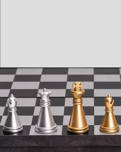 Large Size Portable Magnetic Chess Set for Kids and Adults