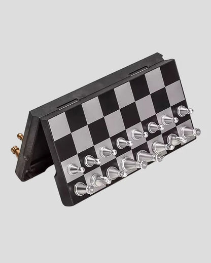 Medium Size Portable Magnetic Chess Set for Kids and Adults