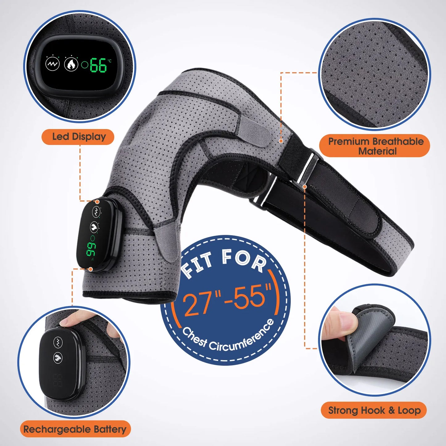 Purilite Select – Electric Heating Shoulder Brace