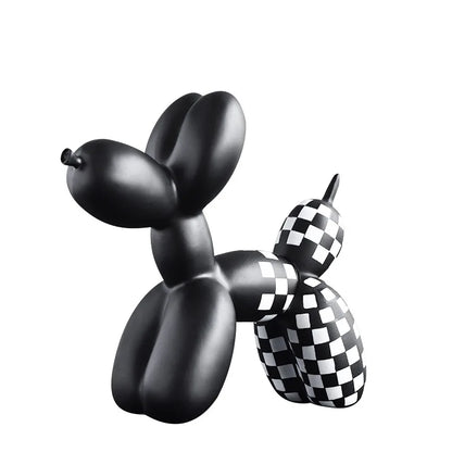 Purilite Select – Black & White Balloon Dog Decoration