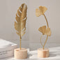 Purilite Select – Nordic Gold Ginkgo Leaf Metal Sculpture