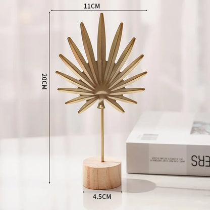 Purilite Select – Golden Ginkgo Leaf Metal Sculpture