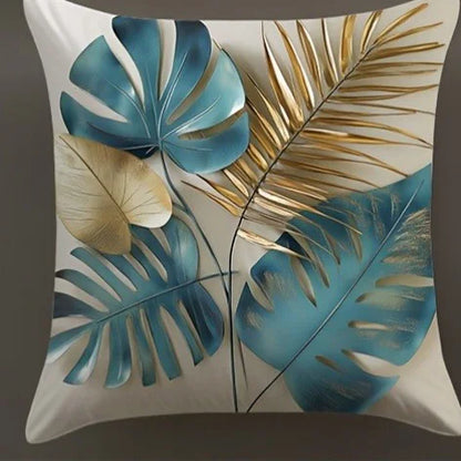 Purilite Select – Leaf Patterned Decorative Pillowcase for Sofa & Bedroo