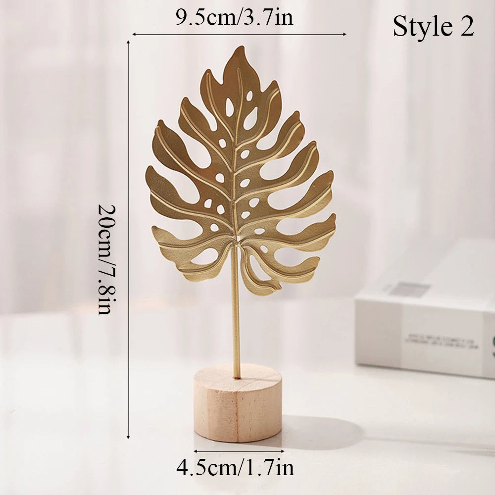Purilite Select – Nordic Gold Ginkgo Leaf Metal Sculpture