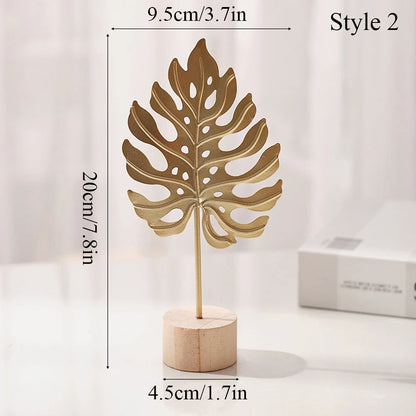 Purilite Select – Nordic Gold Ginkgo Leaf Metal Sculpture