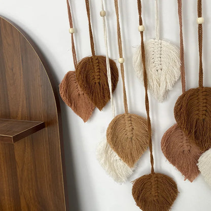 Purilite Select – Handmade Woven Leaf Macrame Hanging