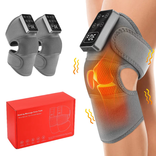 Purilite Select – Smart Knee Heating Pad | Thermal Massager 5 Heat Levels + 3 Vibration Modes with USB Rechargeable Battery