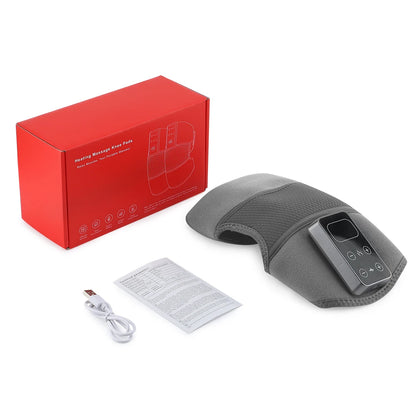 Purilite Select – Smart Knee Heating Pad | Thermal Massager 5 Heat Levels + 3 Vibration Modes with USB Rechargeable Battery