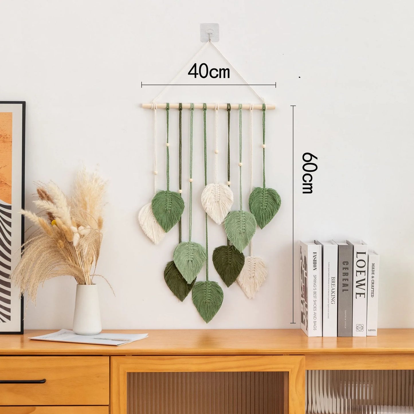 Purilite Select – Handmade Woven Leaf Macrame Hanging