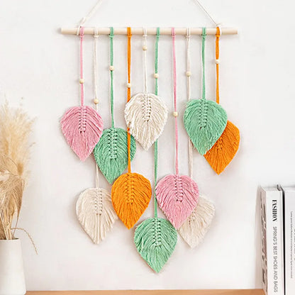Purilite Select – Handmade Woven Leaf Macrame Hanging
