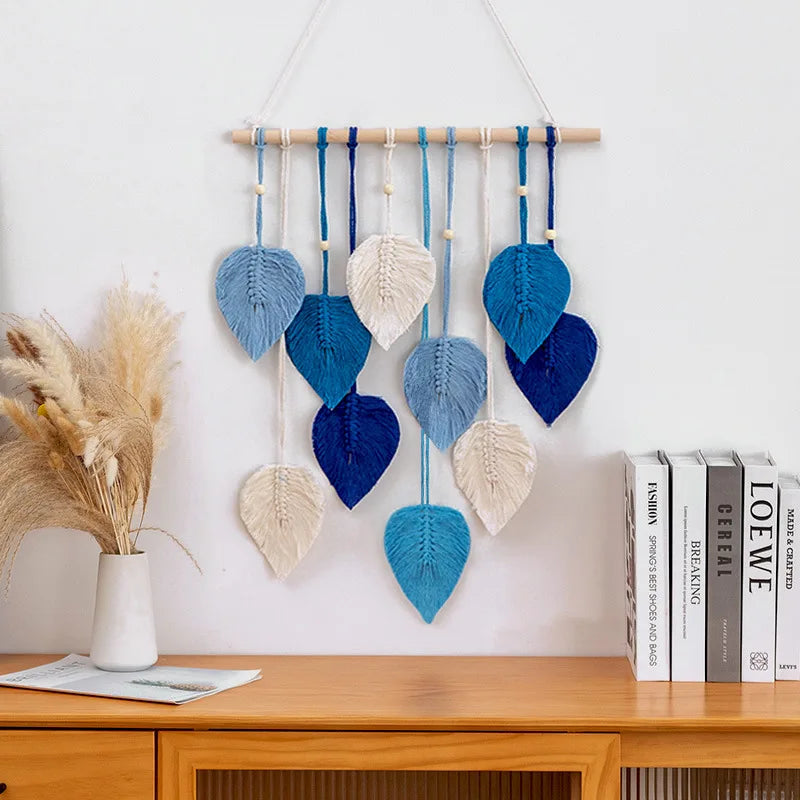 Purilite Select – Handmade Woven Leaf Macrame Hanging