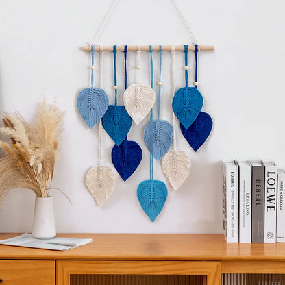 Purilite Select – Handmade Woven Leaf Macrame Hanging